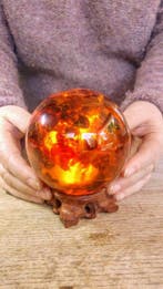 Barnsteen - Baltic Amber - Sphere - 90 mm - 90 mm (Zonder