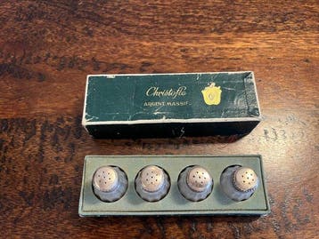 Christofle - Zoutvat (4) - .950 zilver