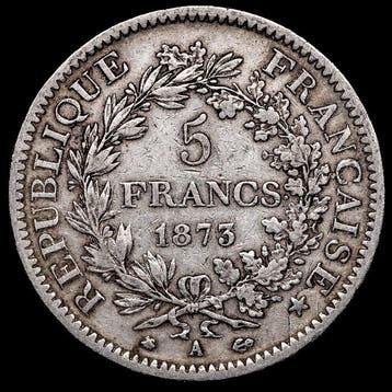 Frankrijk. 5 Francs 1973 - Hercule (Zonder minimumprijs)