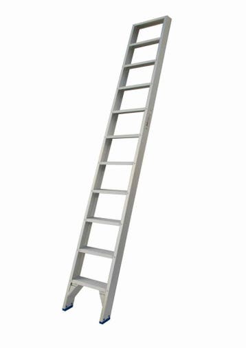 Solide enkele trap 11 treden – 2.75m, Ophalen of Verzenden, Nieuw, Trap, 2 tot 4 meter