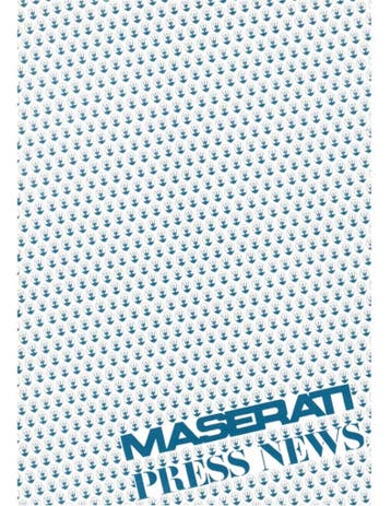 1988 MASERATI 430 PERSMAP ENGELS | FRANS | DUITS