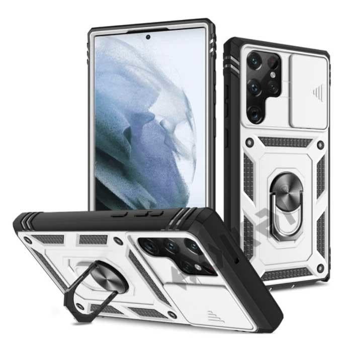 Samsung Galaxy S22 Plus - Armor Kaarthouder Hoesje met, Télécoms, Téléphonie mobile | Housses, Coques & Façades | Samsung, Envoi