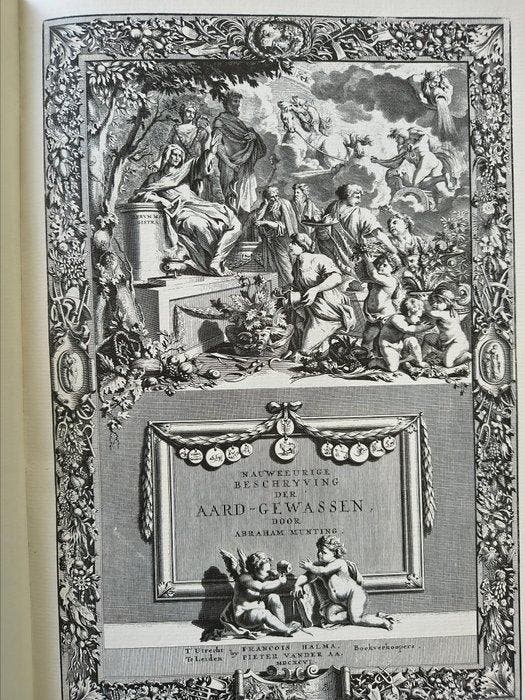 Abraham Munting - Naauwkeurige Beschryving der Aardgewassen, Antiquités & Art, Antiquités | Livres & Manuscrits