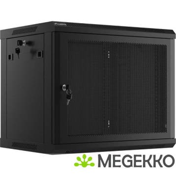 Lanberg WF01-6409-23B rack 9U Wandrek Zwart Flatpack, Computers en Software, Computerbehuizingen, Verzenden, Nieuw