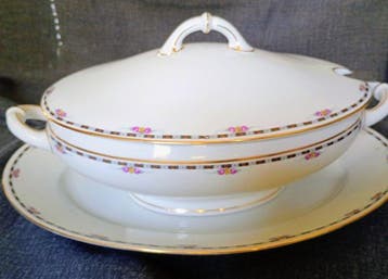 Richard Ginori - Tafelservies (2) - 24 kt goud - Gouden Merk