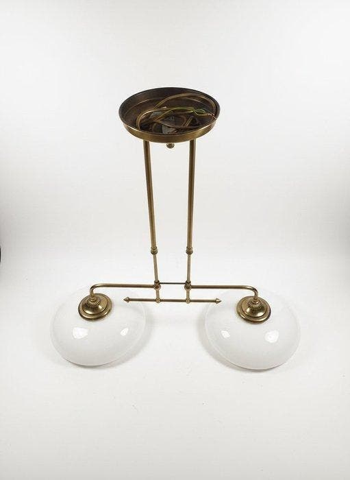 Massive Belgium - Plafonnier - Opaline - Neo Deco, Antiek en Kunst, Curiosa en Brocante