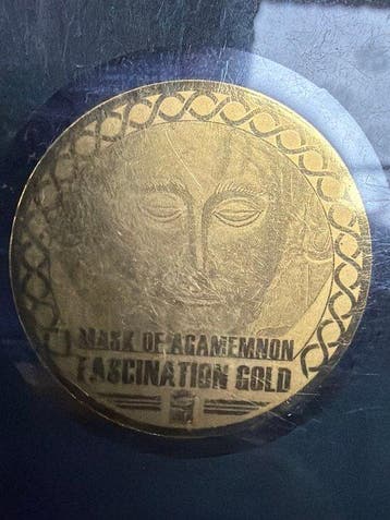 Congo. 100 Francs Fascination Gold - Mask of Agamemnon -