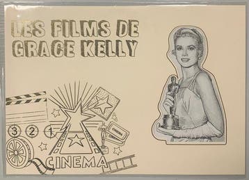 Monaco - Zeldzaam blokje Les Films de Grace Kelly, in zijn