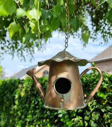 Figurine - Beeldje - BIrdhouse - garden ornate - IJzer - Fer