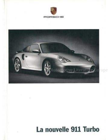 2000 PORSCHE 911 TURBO HARDCOVER BROCHURE FRANS, Nieuw