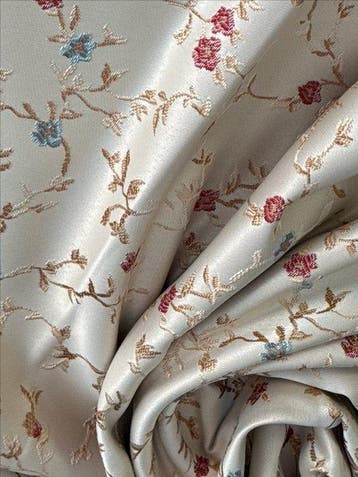 San Leucio top quality - elegante zijden damast met, Antiek en Kunst