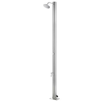 vidaXL Buitendouche 215 cm roestvrij staal, Verzenden