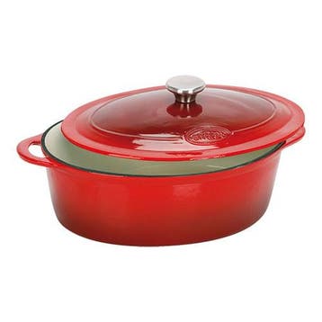 Braadpan | Geëmailleerd | 6.5L | Div. Warmtebronnen | Incl., Verzenden, Nieuw in verpakking