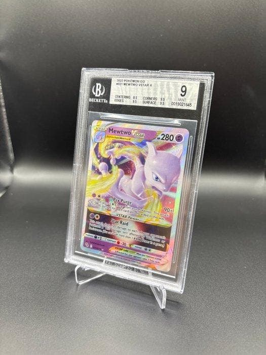 Pokémon - 1 Graded card - Mewtwo VSTAR 031 - Beckett 9 -, Hobby en Vrije tijd, Verzamelkaartspellen | Pokémon