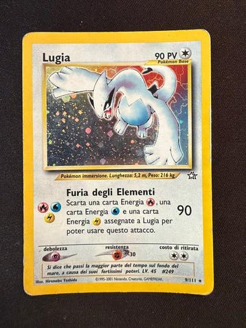 Pokémon - 1 Card - Lugia 9/111 Foil - WOTC - Neo Genesis, Nieuw