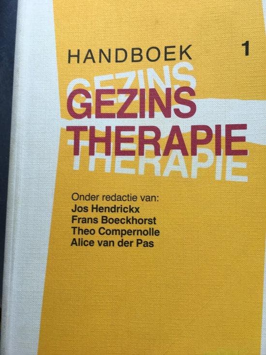 HANDBOEK GEZINSTHERAPIE 9789031310920 HENDRICKX, Livres, Psychologie, Envoi