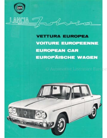 1963 LANCIA FULVIA BROCHURE, Nieuw