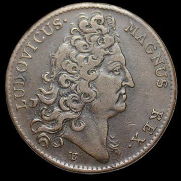 France. Louis XIV (1643-1715). Jeton Bello Pacique 1712