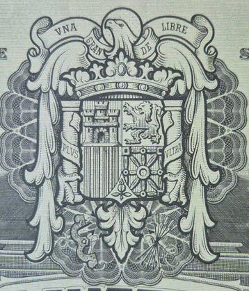 Spanje. 500 Peseta -State debt 1969 -decorative (Zonder