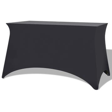 vidaXL Tafelhoes stretch antraciet 120x60,5x74 cm 2 st, Verzenden, Nieuw