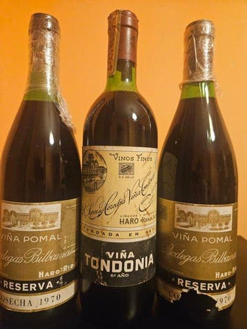 1970 Bodegas Bilbaínas, Viña Pomal (x2) & NV R. Lopez de, Nieuw