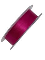 Dubbelsatijn lint 207 Azalea cyclaam 25 mm rol 25 meter, Nieuw