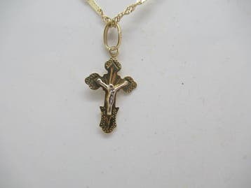 Halsketting - 14 karaat Geel goud, Handtassen en Accessoires, Nieuw