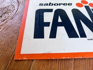 Fanta - Reclamebord - Metaal, Antiek en Kunst