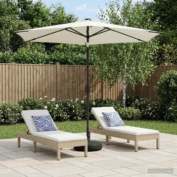 vidaXL Tuinhaard met LED-verlichting en basis 270 x 270 cm, Verzenden