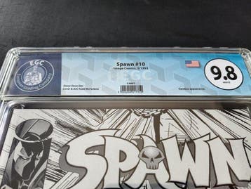 Spawn #10 - EGC 9.8 - 1 Graded comic - Eerste druk - 1993, Nieuw