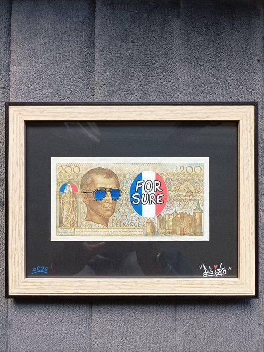 PSiKO - Macron For Sure 200Francs, Antiek en Kunst, Kunst | Designobjecten
