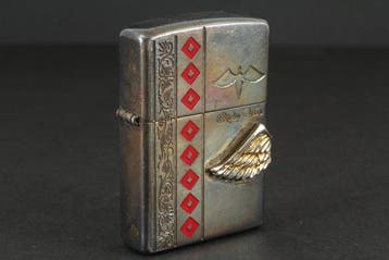 Zippo - 3D Night Wings Design - Zakaansteker - Metaal