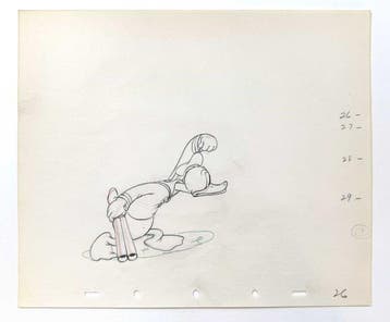 Donald Duck X2 : Paar productietekeningen voor animatie -, Nieuw