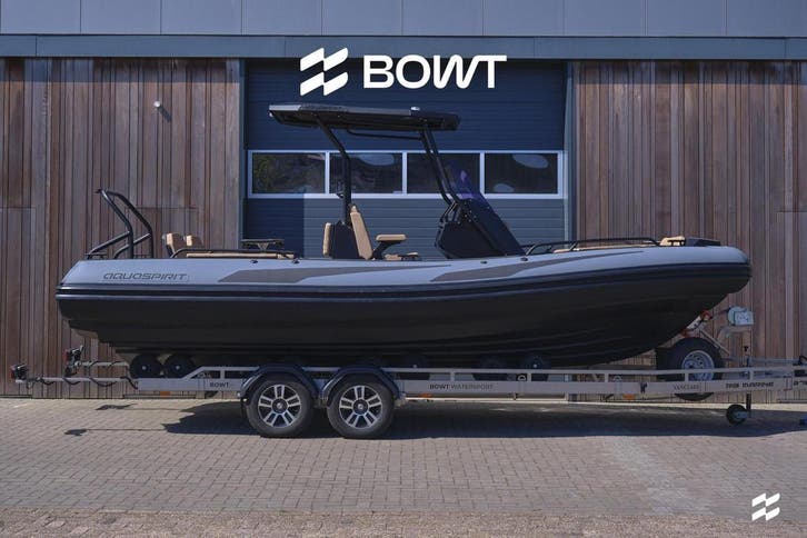 AQUASPIRIT S700 | 2025 | Aluminium RIB | D-Tubes | 300pk, Sports nautiques & Bateaux, Canots pneumatiques, Enlèvement