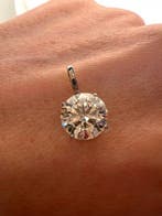 Zonder minimumprijs - Hanger - 14 karaat Witgoud - 2.09ct.
