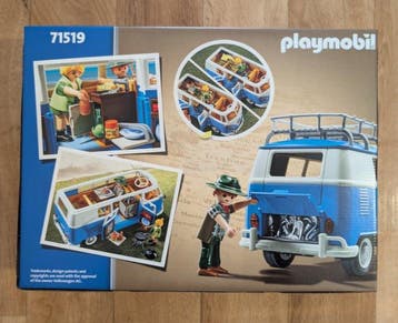 Playmobil - Playmobil Volkswagen T1 Camping Bus Edition Blau