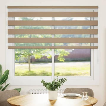 vidaXL Zebra Blind 165x150 cm stofbreedte 160,9 cm polyester, Huis en Inrichting, Verzenden, Nieuw