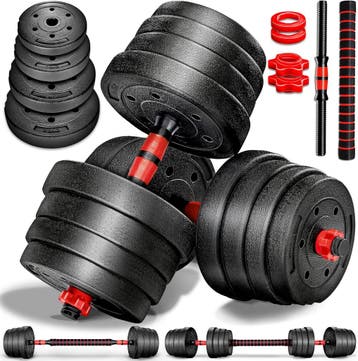 Dumbells set - Gewichten set - Halterset - Verstelbaar - 30, Sport en Fitness, Verzenden, Nieuw