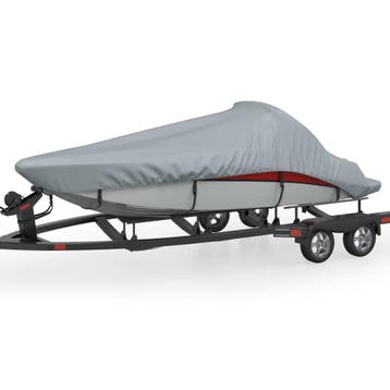 vidaXL Boothoes 427-488x229 cm grijs, Verzenden, Nieuw