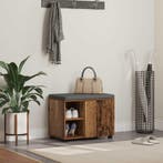 vidaXL Hallenbank Oudhout 60 x 38 x 46 cm Geengineerd Hout, Verzenden