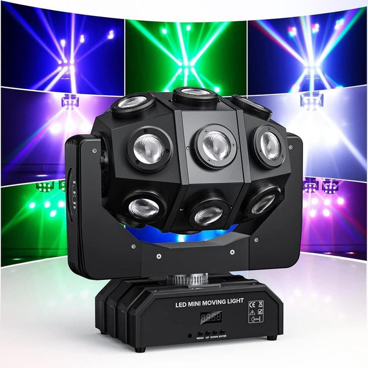 Moving Head LED Disco | Tweede Kansje | OP = OP!, Muziek en Instrumenten, Licht en Laser, Stroboscoopeffect, Nieuw, Licht, Verzenden