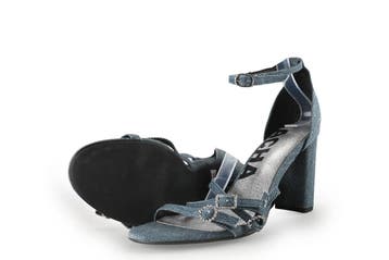 Sacha Sandalen in maat 42 Blauw, Kleding | Dames, Schoenen, Sandalen of Muiltjes, Zo goed als nieuw, Sacha, Verzenden