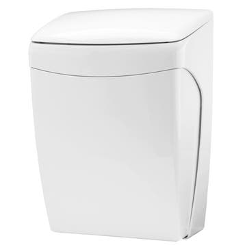 Wandafvalbak | PlastiQline | Kunststof (Wit) | 20L |, Verzenden