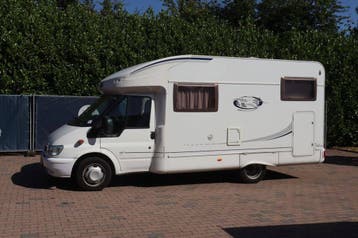 Veiling: Mobilhome Camper Ford Transit Diesel 125pk 2006, Caravans en Kamperen, Mobilhomes