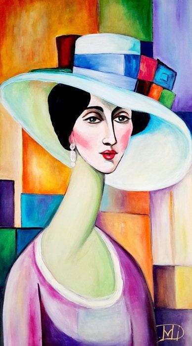 Denis Mihai - Still grace, Antiquités & Art, Art | Peinture | Moderne