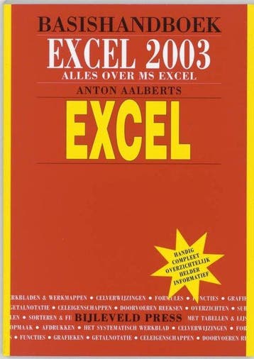 Basishandboek Excel 2003 - Aalberts, Livres, Informatique & Ordinateur, Verzenden