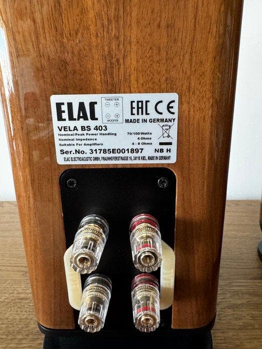 Elac - Vela BS 403 Ensemble d’enceintes, TV, Hi-fi & Vidéo, Radios