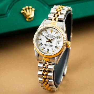 Rolex - Lady Datejust 26 18k Gold Jubilee Fluted Bezel Roman, Nieuw