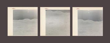 NASA - Official 1971 Lot of 3 Apollo 15 Panoramic View