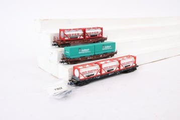 Minitrix, Roco N - 15257-04/15537/25290 - Wagon de, Hobby en Vrije tijd, Modeltreinen | N-Spoor, Nieuw